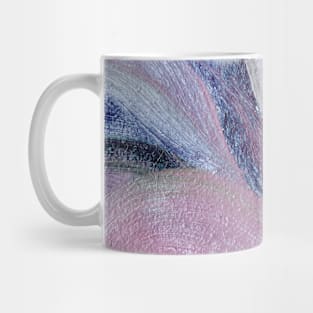 Blue Purple Violet Abstract Art Mug